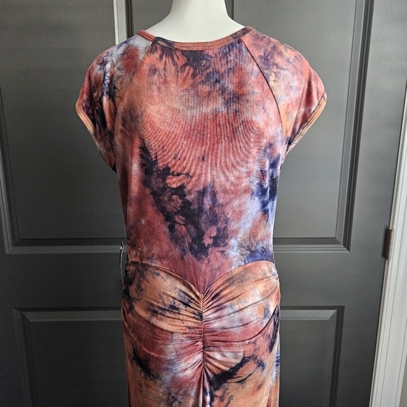 NWT Venus RUCHED TIE DYE MAXI DRESS Size Large - Picture 9 of 13